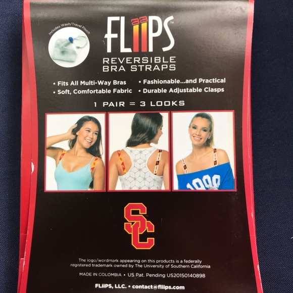 Southern California Trojans Reversible Bra Straps - Picture 2 of 2